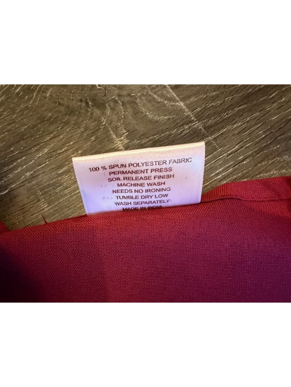 NEW Set of 12 Burgundy Cloth Napkins 20x20 & 6 Floral Gold Napkin Rings